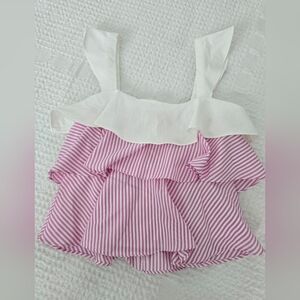 Lucy Paris Ruffled Top XS